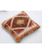 Pillows 1' 5" X 1' 5" Hand-Woven Wool Pillow 1' 5" X 1' 5" (43 X 43) / Multi / Multi