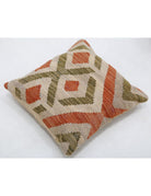 Pillows 1' 5" X 1' 5" Hand-Woven Wool Pillow 1' 5" X 1' 5" (43 X 43) / Multi / Multi