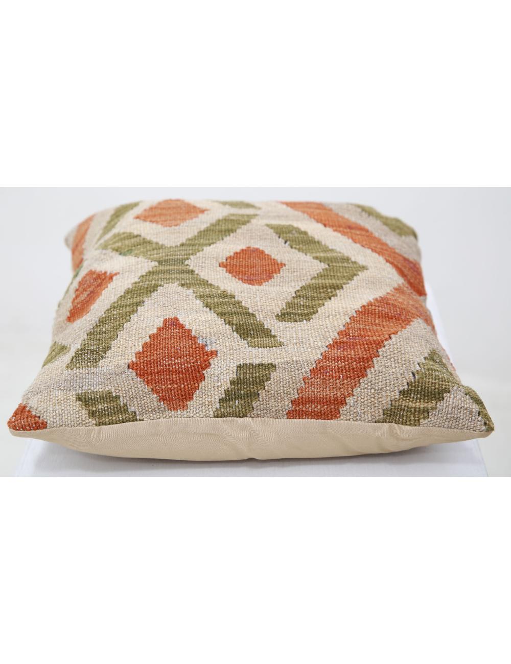 Pillows 1' 5" X 1' 5" Hand-Woven Wool Pillow 1' 5" X 1' 5" (43 X 43) / Multi / Multi