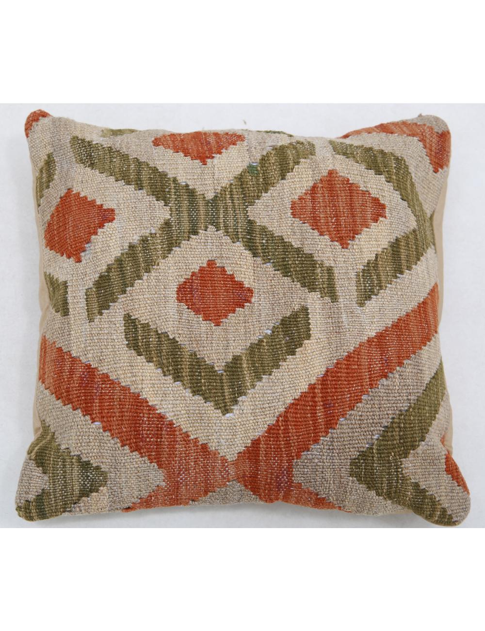 Pillows 1' 5" X 1' 5" Hand-Woven Wool Pillow 1' 5" X 1' 5" (43 X 43) / Multi / Multi