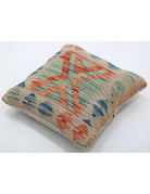 Pillows 1' 5" X 1' 5" Hand-Woven Wool Pillow 1' 5" X 1' 5" (43 X 43) / Multi / Multi