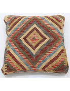 Pillows 1' 5" X 1' 5" Hand-Woven Wool Pillow 1' 5" X 1' 5" (43 X 43) / Multi / Multi