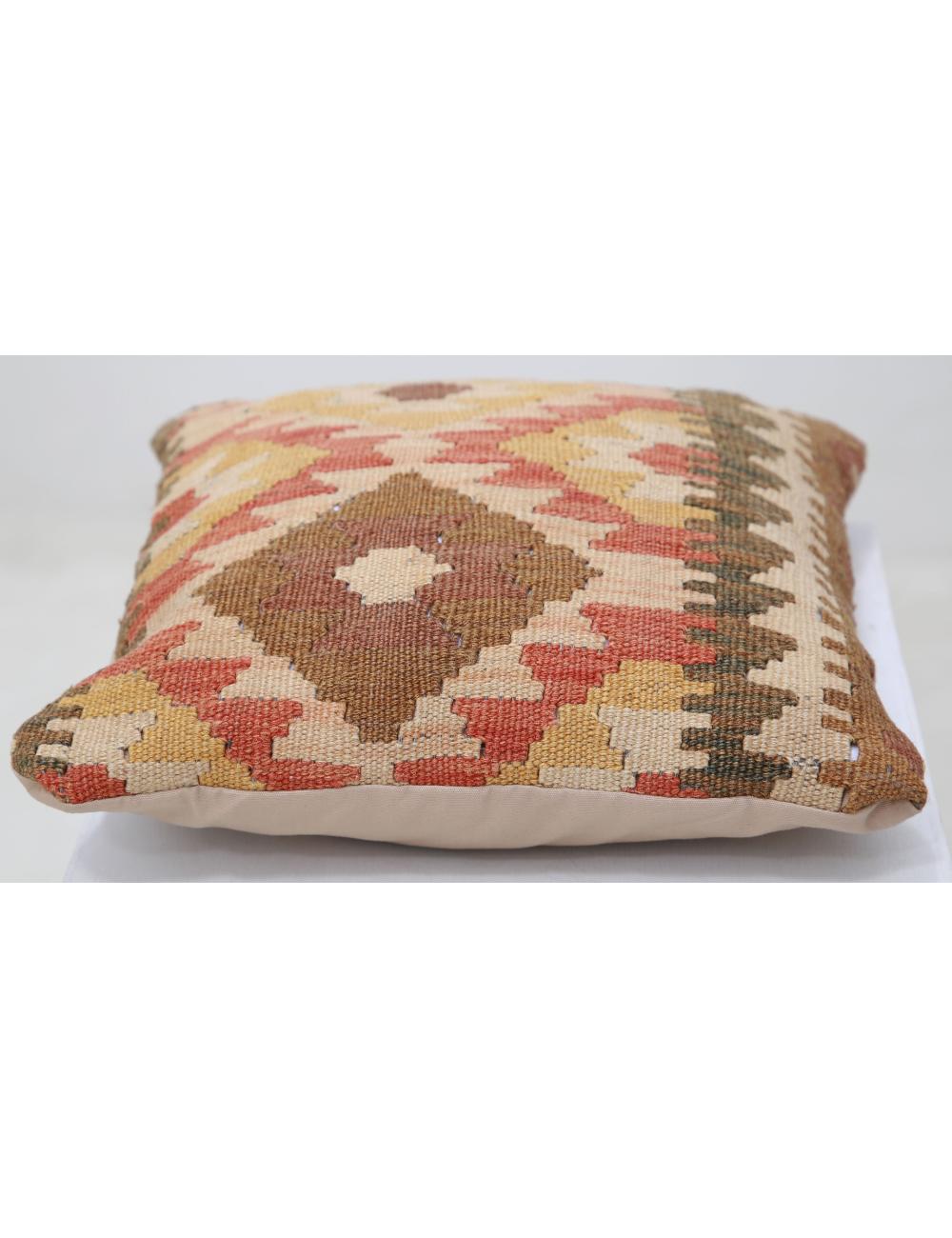 Pillows 1' 5" X 1' 5" Hand-Woven Wool Pillow 1' 5" X 1' 5" (43 X 43) / Multi / Multi