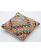 Pillows 1' 5" X 1' 5" Hand-Woven Wool Pillow 1' 5" X 1' 5" (43 X 43) / Multi / Multi