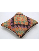 Pillows 1' 5" X 1' 5" Hand-Woven Wool Pillow 1' 5" X 1' 5" (43 X 43) / Multi / Multi