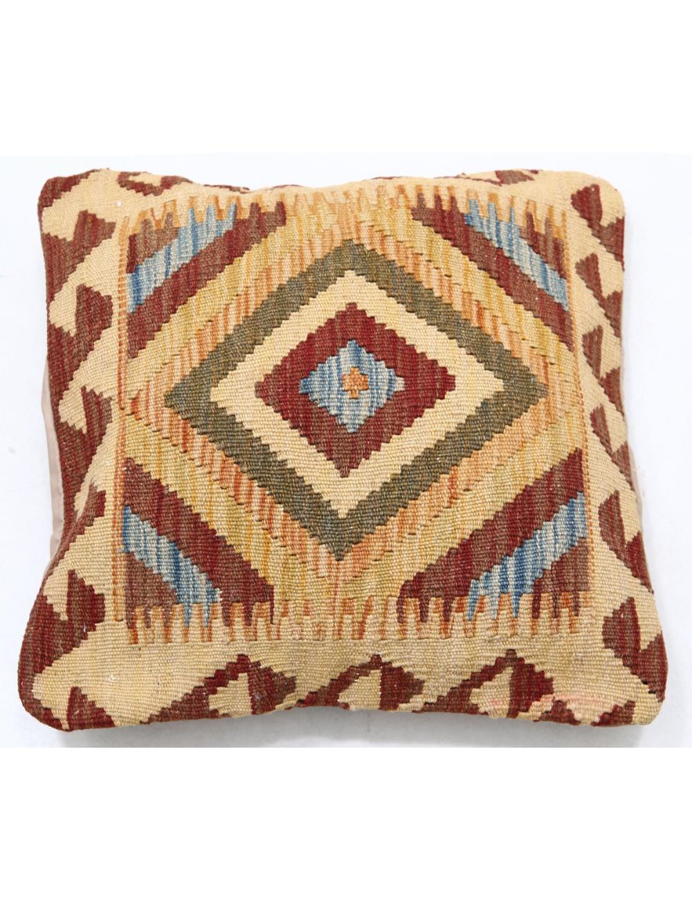 Pillows 1' 5" X 1' 5" Hand-Woven Wool Pillow 1' 5" X 1' 5" (43 X 43) / Multi / Multi