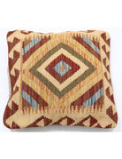 Pillows 1' 5" X 1' 5" Hand-Woven Wool Pillow 1' 5" X 1' 5" (43 X 43) / Multi / Multi