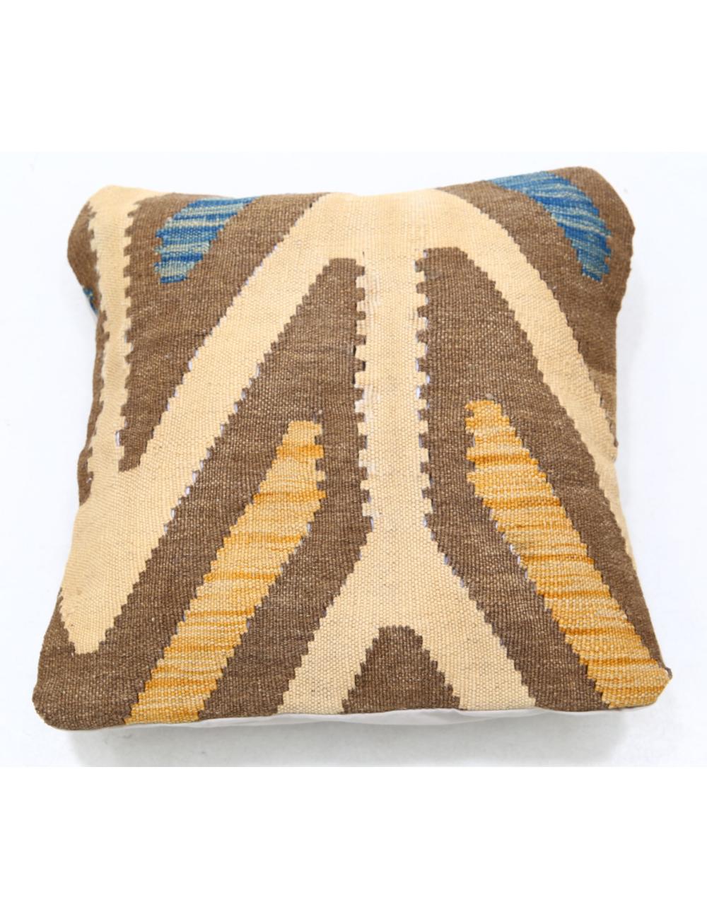 Pillows 1' 5" X 1' 5" Hand-Woven Wool Pillow 1' 5" X 1' 5" (43 X 43) / Multi / Multi