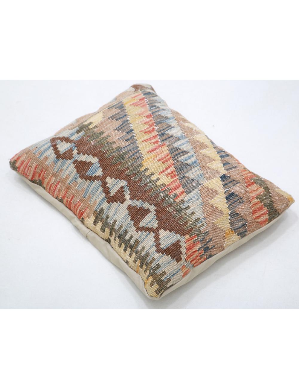 Pillows 1' 0" X 1' 5" Hand-Woven Wool Pillow 1' 0" X 1' 5" (30 X 43) / Multi / Multi