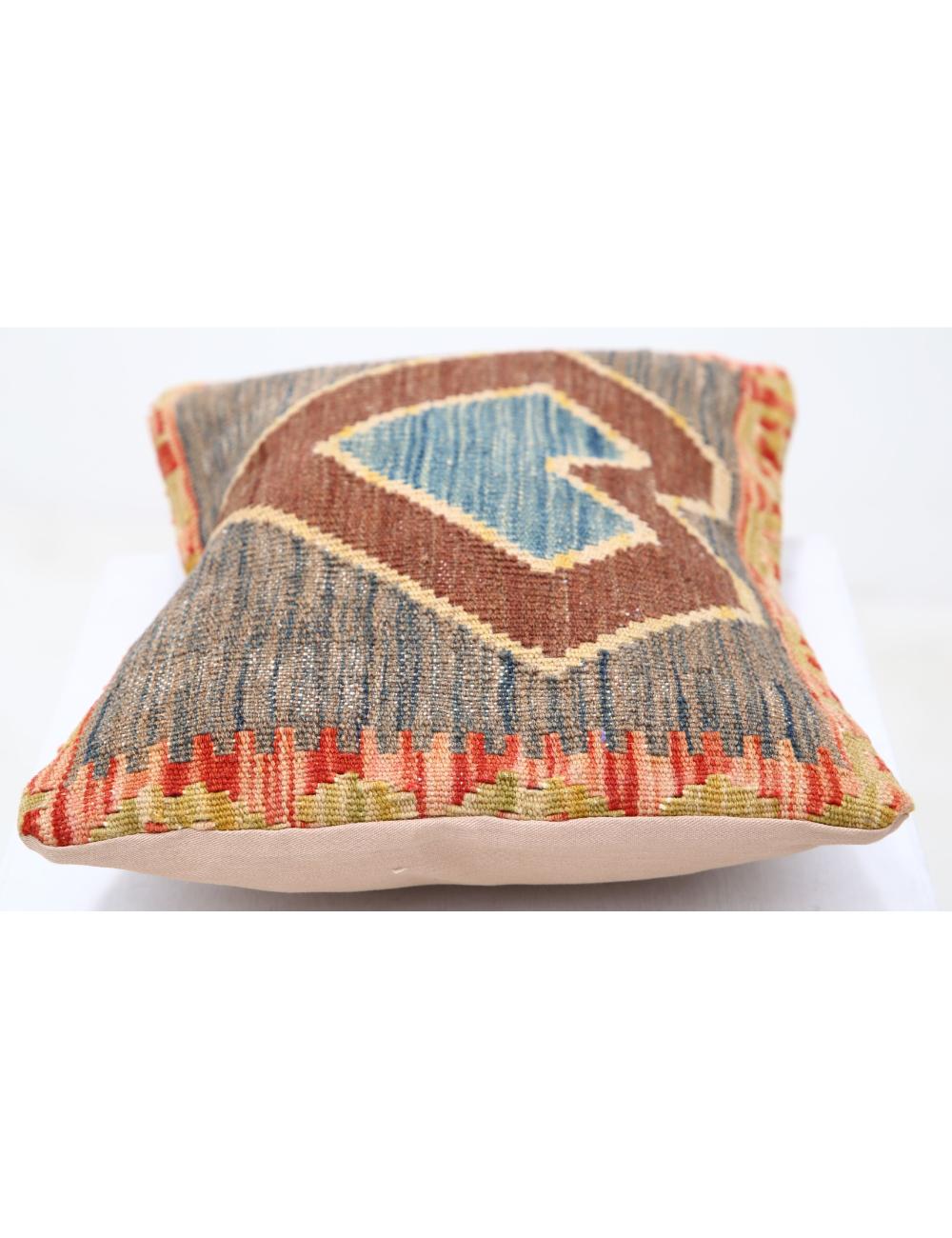 Pillows 1' 0" X 1' 5" Hand-Woven Wool Pillow 1' 0" X 1' 5" (30 X 43) / Multi / Multi