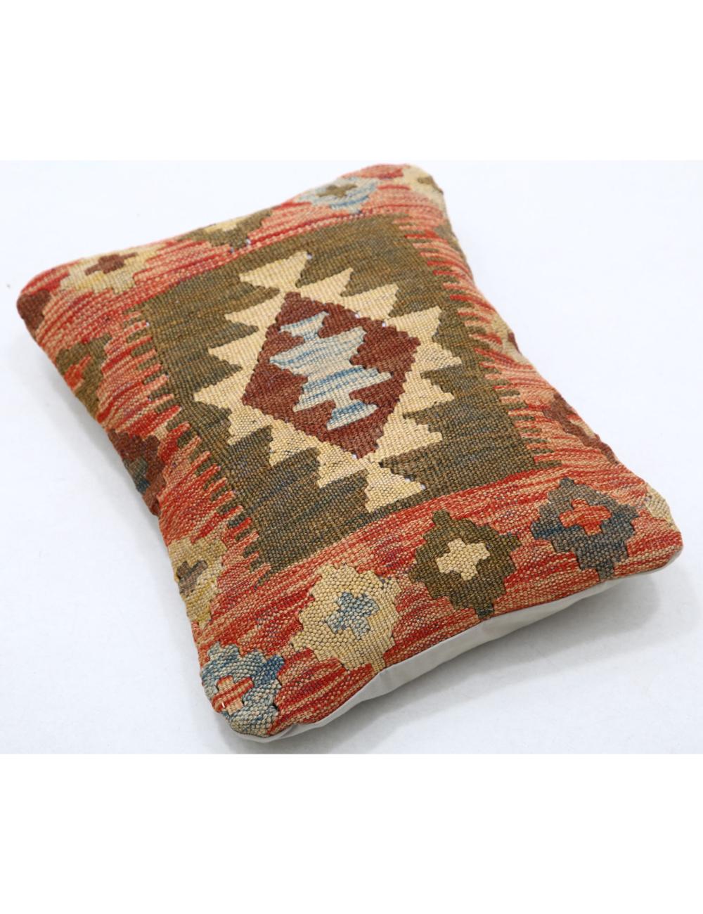 Pillows 1' 0" X 1' 5" Hand-Woven Wool Pillow 1' 0" X 1' 5" (30 X 43) / Multi / Multi