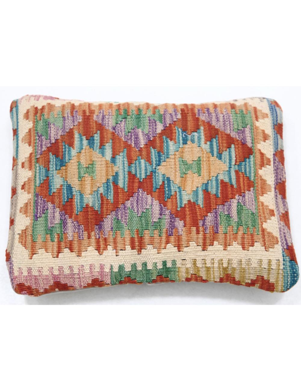 Pillows 1' 0" X 1' 5" Hand-Woven Wool Pillow 1' 0" X 1' 5" (30 X 43) / Multi / Multi