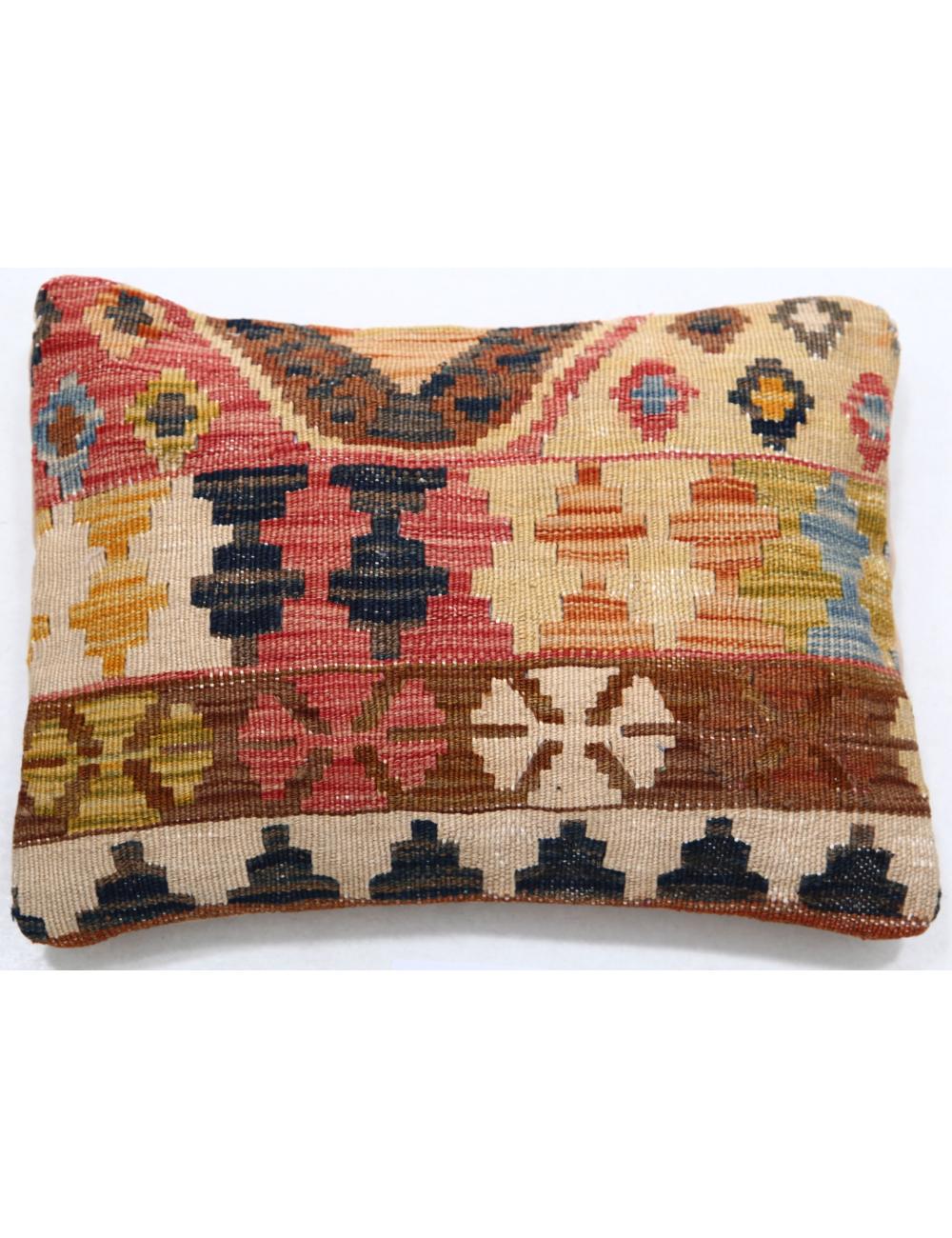 Pillows 1' 0" X 1' 5" Hand-Woven Wool Pillow 1' 0" X 1' 5" (30 X 43) / Multi / Multi