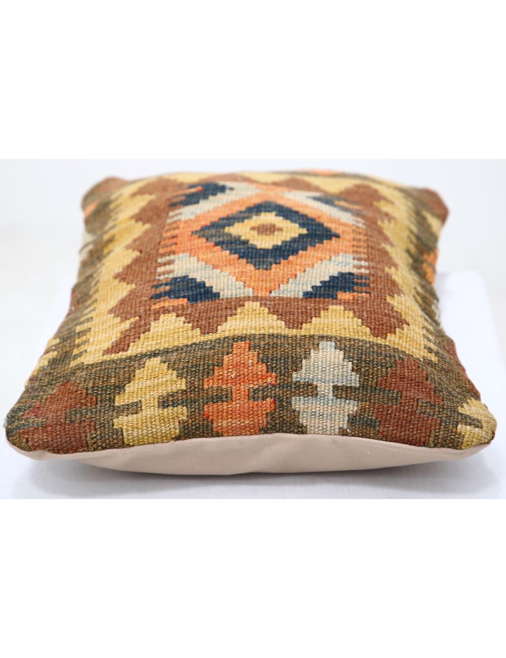 Pillows 1' 0" X 1' 5" Hand-Woven Wool Pillow 1' 0" X 1' 5" (30 X 43) / Multi / Multi