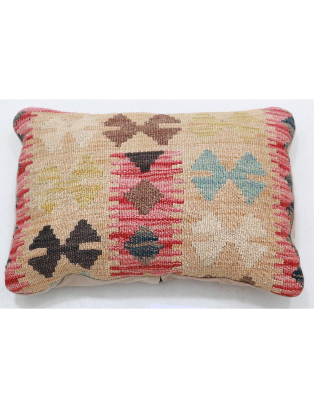 Pillows 1' 0" X 1' 5" Hand-Woven Wool Pillow 1' 0" X 1' 5" (30 X 43) / Multi / Multi