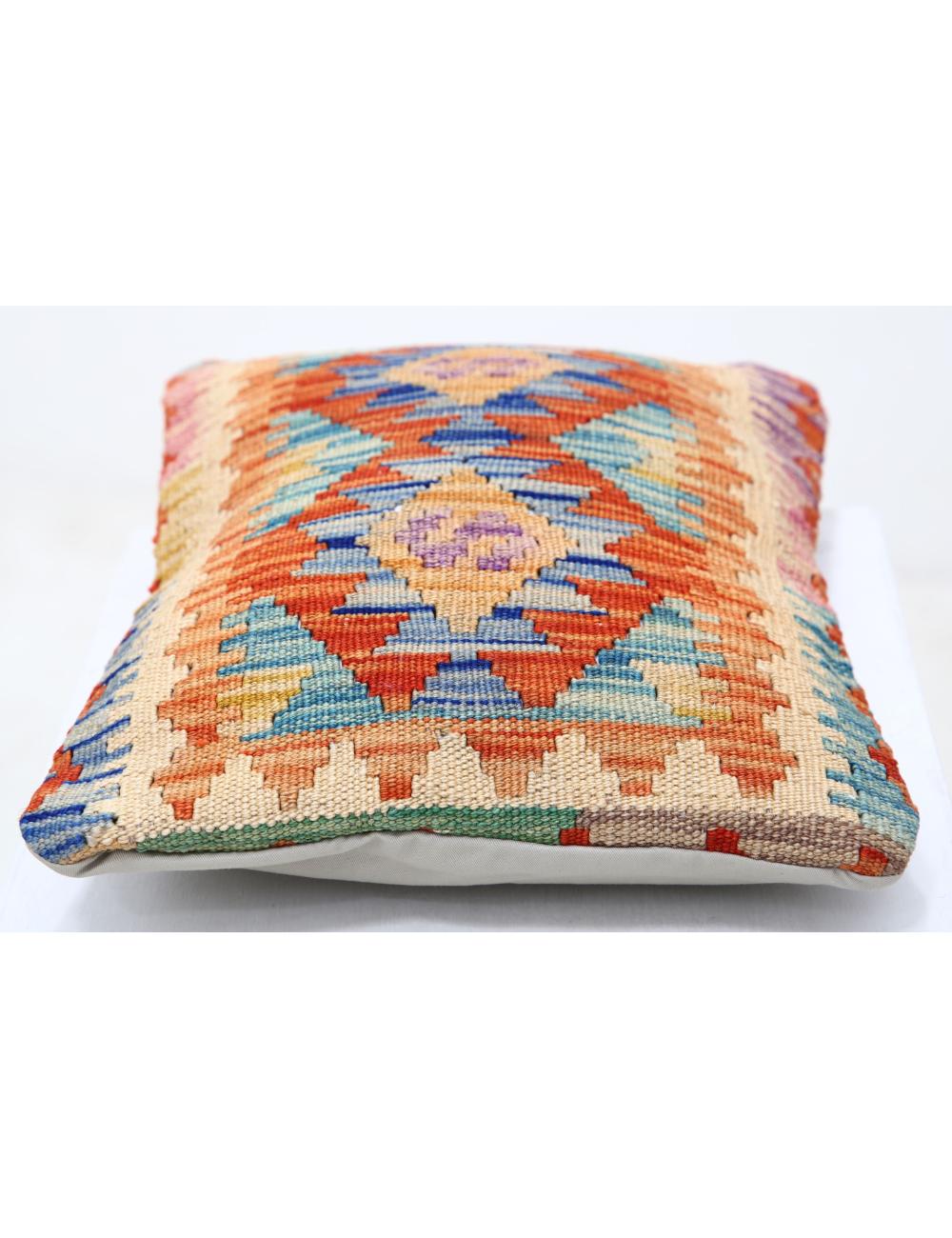 Pillows 1' 0" X 1' 5" Hand-Woven Wool Pillow 1' 0" X 1' 5" (30 X 43) / Multi / Multi