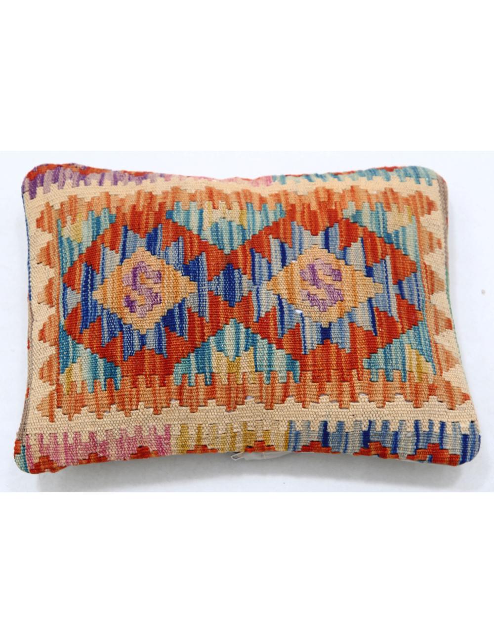 Pillows 1' 0" X 1' 5" Hand-Woven Wool Pillow 1' 0" X 1' 5" (30 X 43) / Multi / Multi