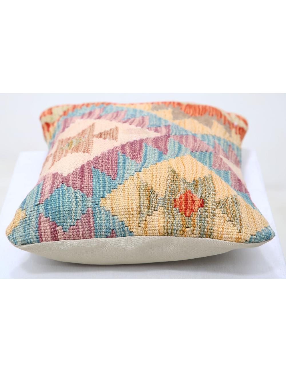 Pillows 1' 0" X 1' 5" Hand-Woven Wool Pillow 1' 0" X 1' 5" (30 X 43) / Multi / Multi