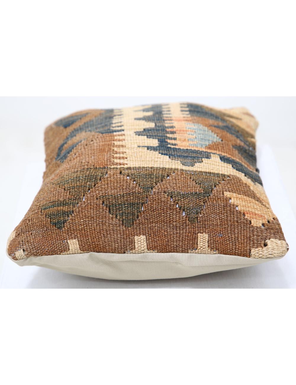 Pillows 1' 0" X 1' 5" Hand-Woven Wool Pillow 1' 0" X 1' 5" (30 X 43) / Multi / Multi