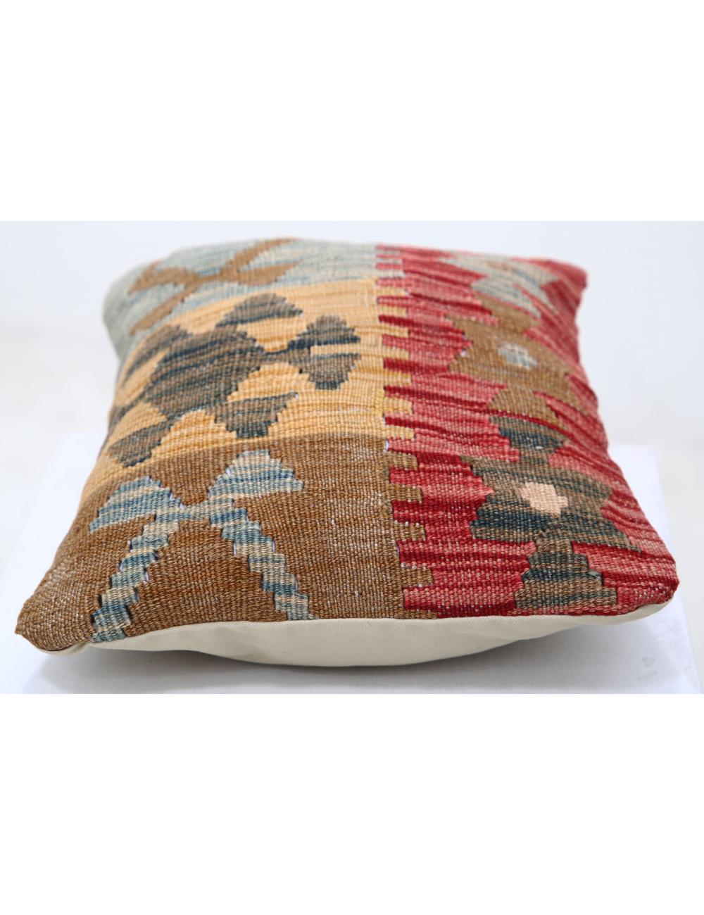 Pillows 1' 0" X 1' 5" Hand-Woven Wool Pillow 1' 0" X 1' 5" (30 X 43) / Multi / Multi