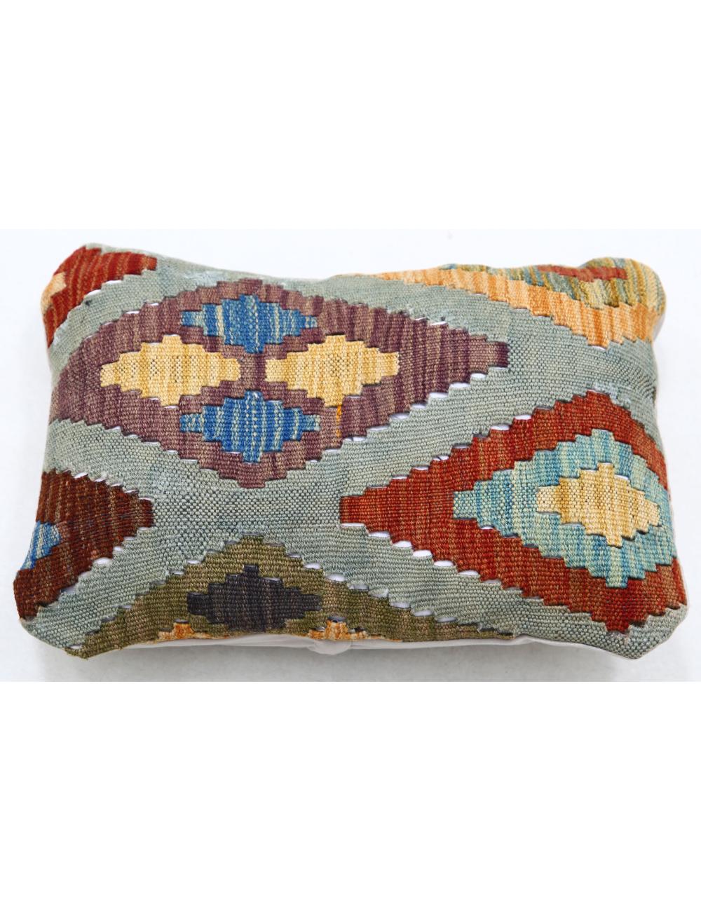 Pillows 1' 0" X 1' 5" Hand-Woven Wool Pillow 1' 0" X 1' 5" (30 X 43) / Multi / Multi