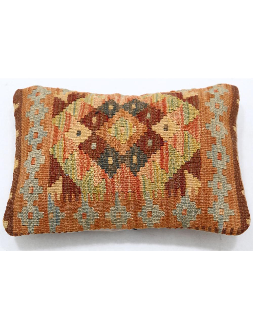 Pillows 1' 0" X 1' 5" Hand-Woven Wool Pillow 1' 0" X 1' 5" (30 X 43) / Multi / Multi