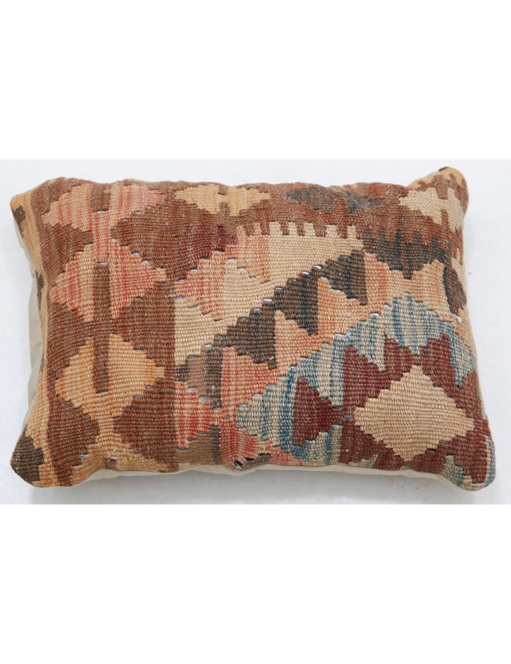 Pillows 1' 0" X 1' 5" Hand-Woven Wool Pillow 1' 0" X 1' 5" (30 X 43) / Multi / Multi