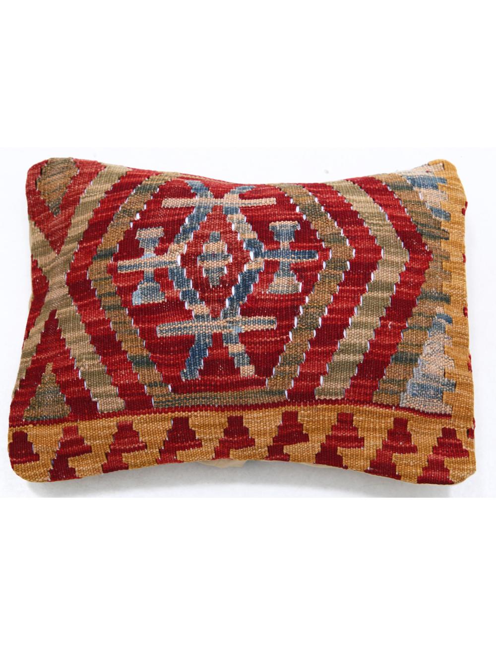 Pillows 1' 0" X 1' 5" Hand-Woven Wool Pillow 1' 0" X 1' 5" (30 X 43) / Multi / Multi