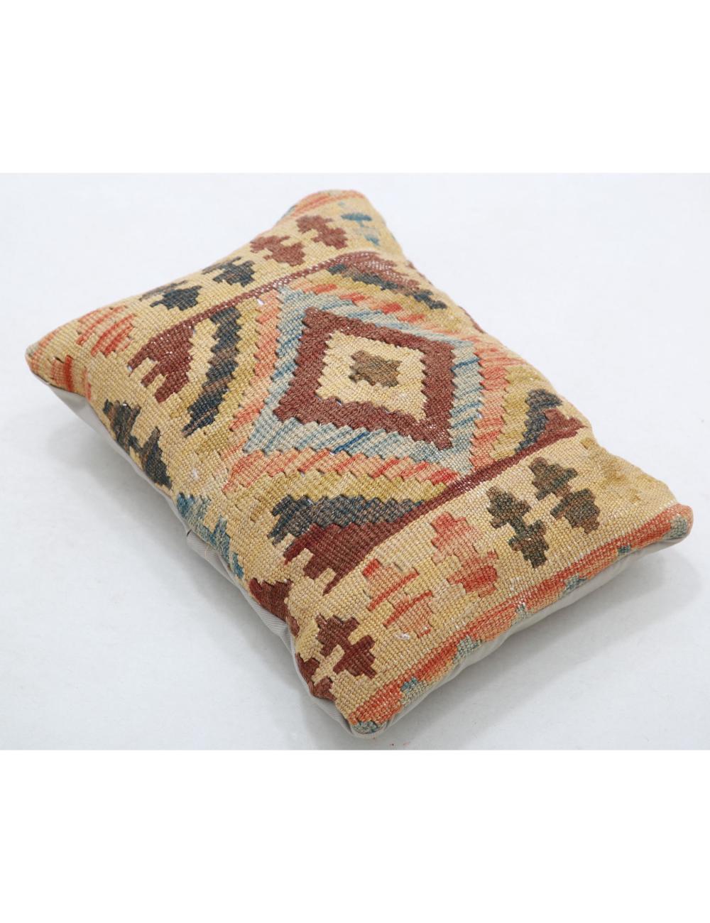 Pillows 1' 0" X 1' 5" Hand-Woven Wool Pillow 1' 0" X 1' 5" (30 X 43) / Multi / Multi