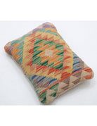 Pillows 1' 0" X 1' 5" Hand-Woven Wool Pillow 1' 0" X 1' 5" (30 X 43) / Multi / Multi