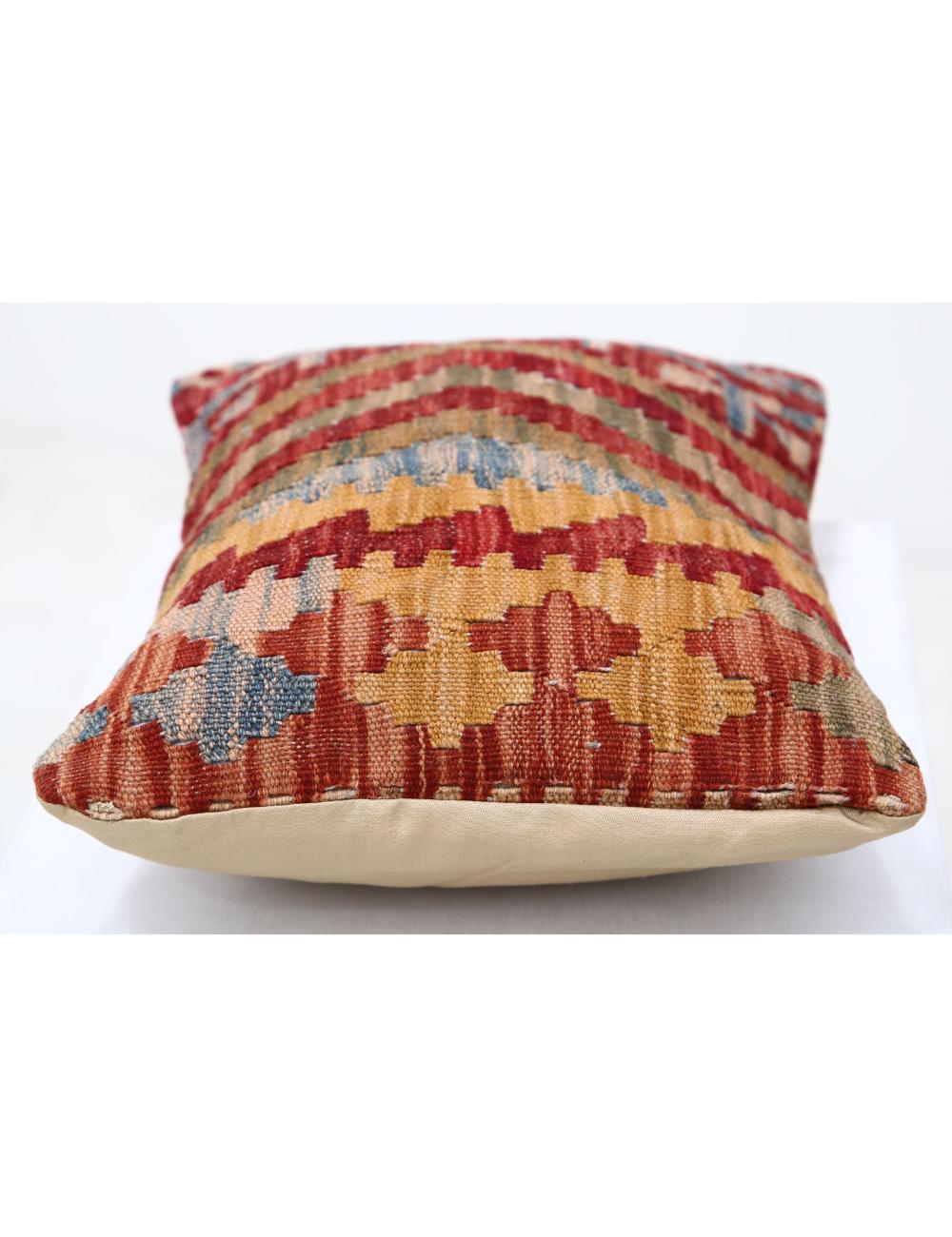 Pillows 1' 0" X 1' 5" Hand-Woven Wool Pillow 1' 0" X 1' 5" (30 X 43) / Multi / Multi