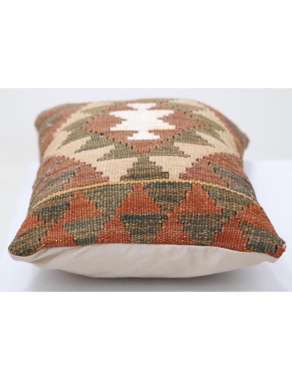 Pillows 1' 0" X 1' 5" Hand-Woven Wool Pillow 1' 0" X 1' 5" (30 X 43) / Multi / Multi