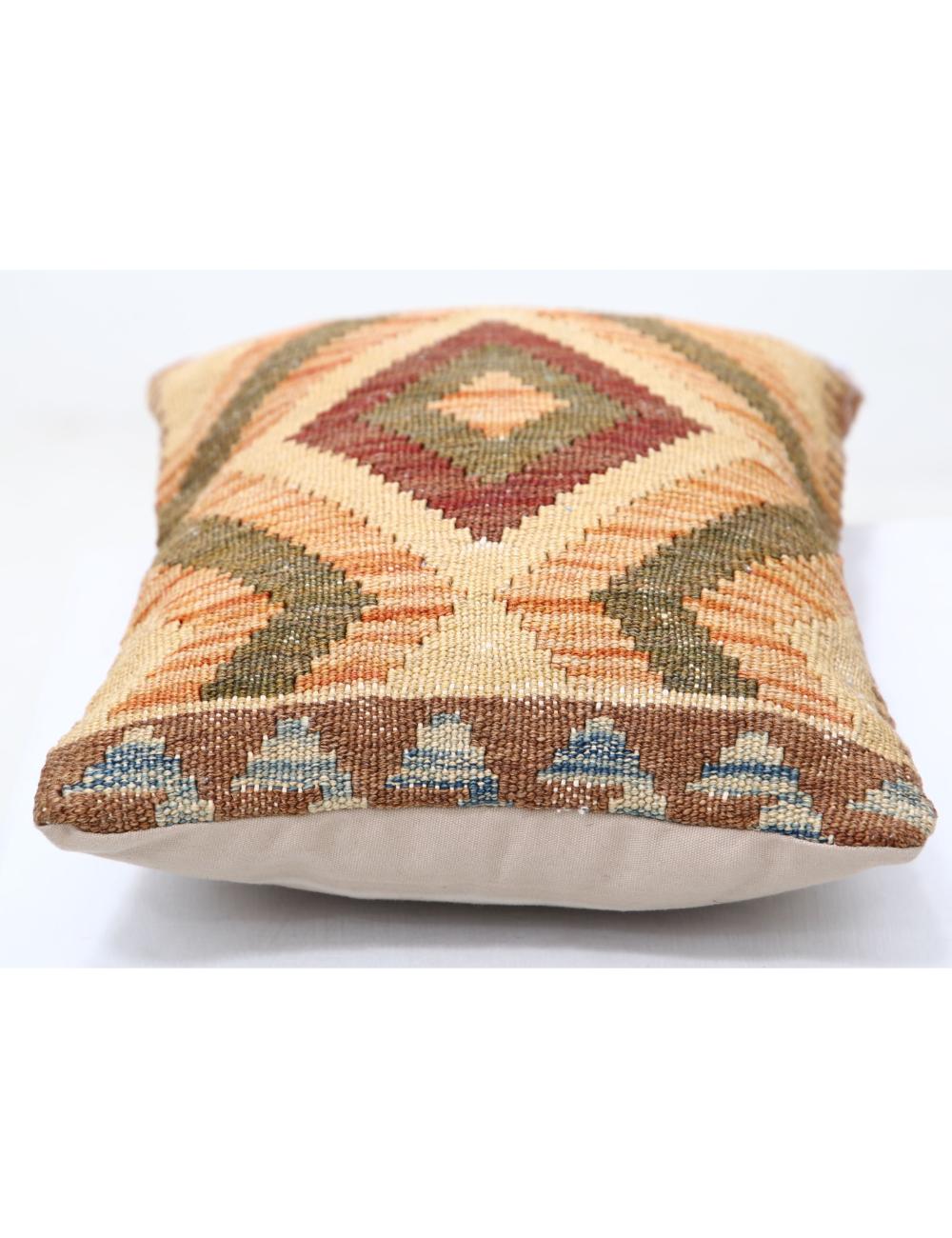 Pillows 1' 0" X 1' 5" Hand-Woven Wool Pillow 1' 0" X 1' 5" (30 X 43) / Multi / Multi