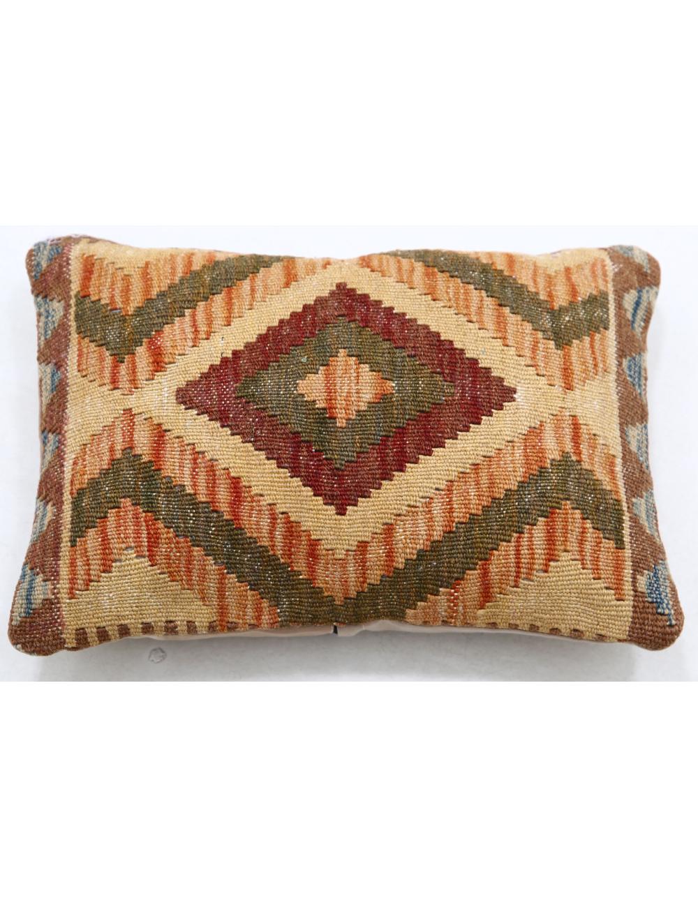 Pillows 1' 0" X 1' 5" Hand-Woven Wool Pillow 1' 0" X 1' 5" (30 X 43) / Multi / Multi