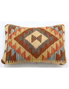 Pillows 1' 0" X 1' 5" Hand-Woven Wool Pillow 1' 0" X 1' 5" (30 X 43) / Multi / Multi