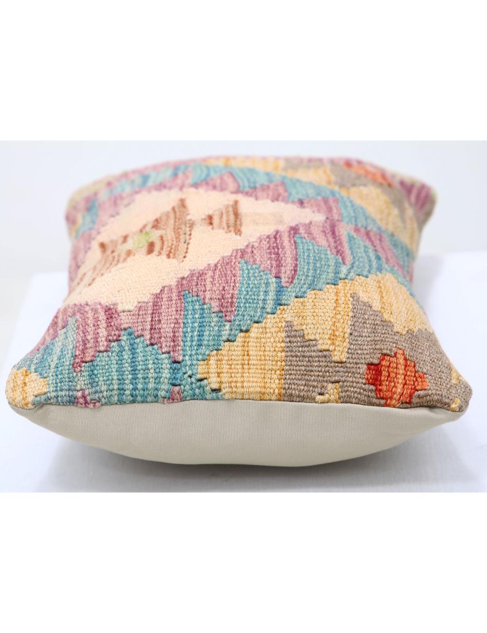 Pillows 1' 0" X 1' 5" Hand-Woven Wool Pillow 1' 0" X 1' 5" (30 X 43) / Multi / Multi