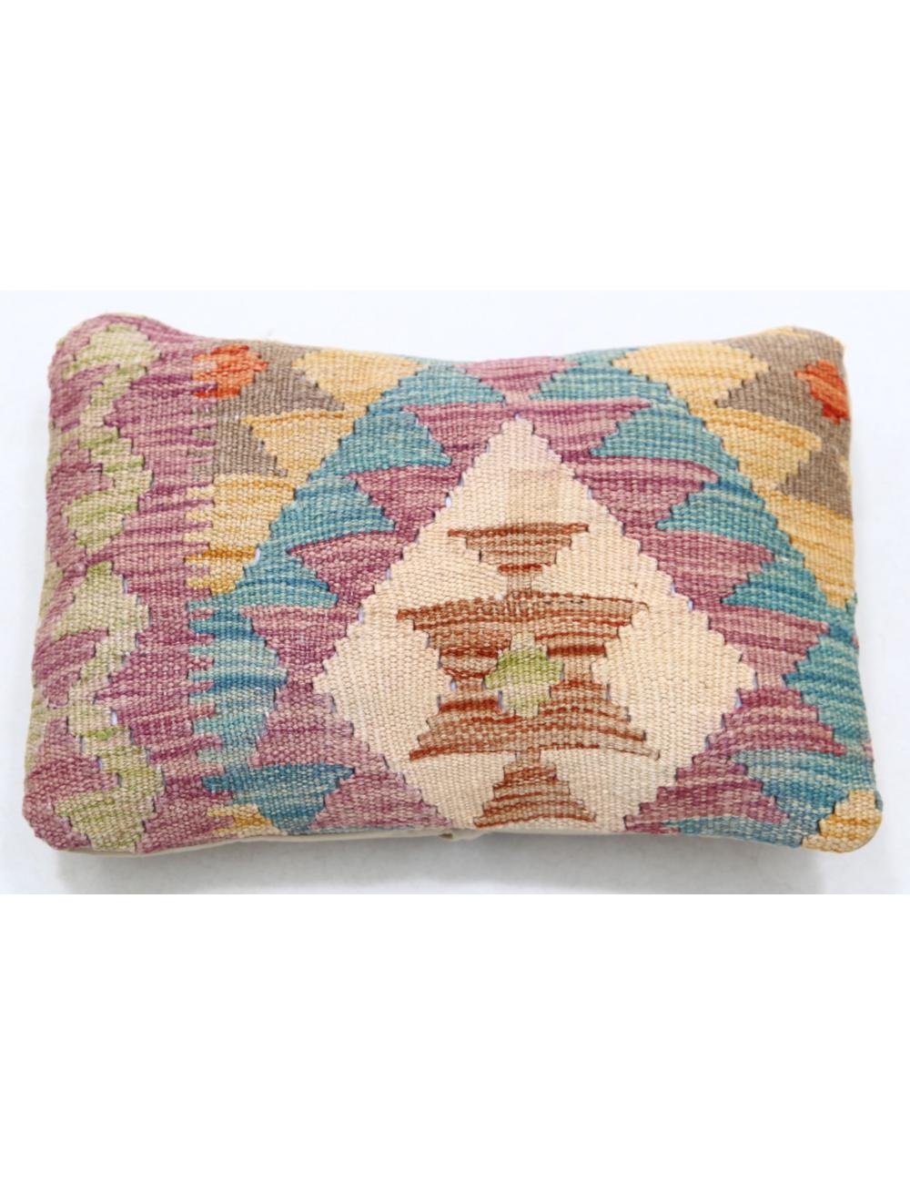 Pillows 1' 0" X 1' 5" Hand-Woven Wool Pillow 1' 0" X 1' 5" (30 X 43) / Multi / Multi