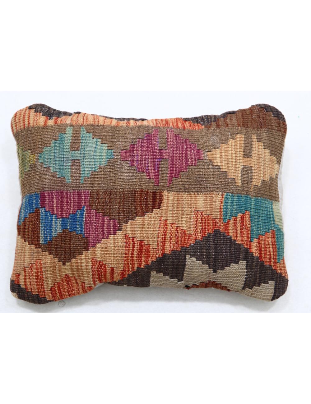 Pillows 1' 0" X 1' 5" Hand-Woven Wool Pillow 1' 0" X 1' 5" (30 X 43) / Multi / Multi