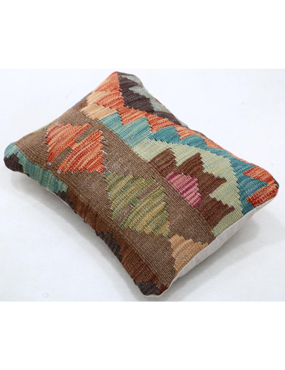 Pillows 1' 0" X 1' 5" Hand-Woven Wool Pillow 1' 0" X 1' 5" (30 X 43) / Multi / Multi