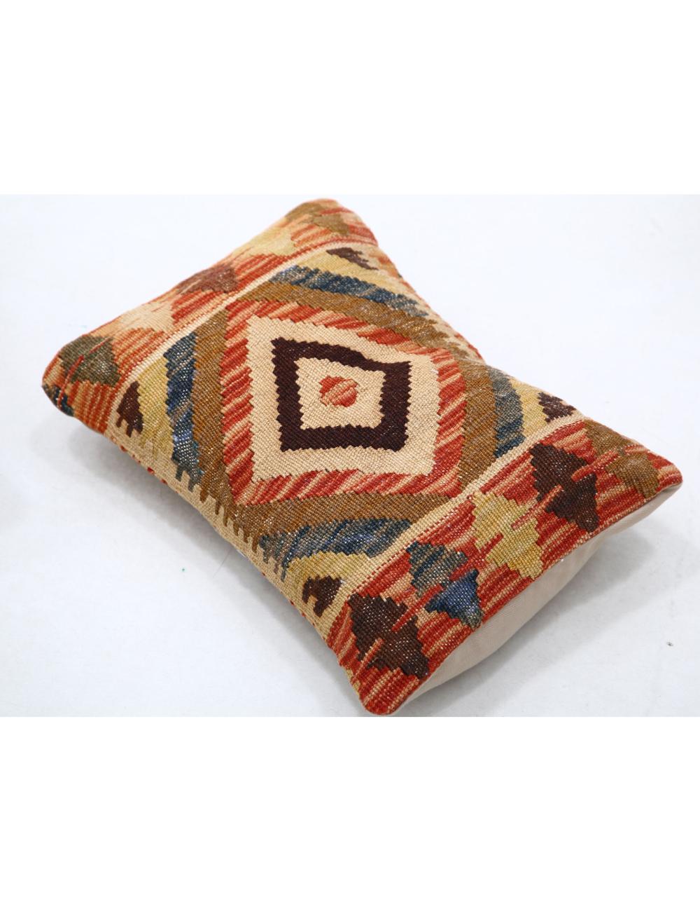 Pillows 1' 0" X 1' 5" Hand-Woven Wool Pillow 1' 0" X 1' 5" (30 X 43) / Multi / Multi