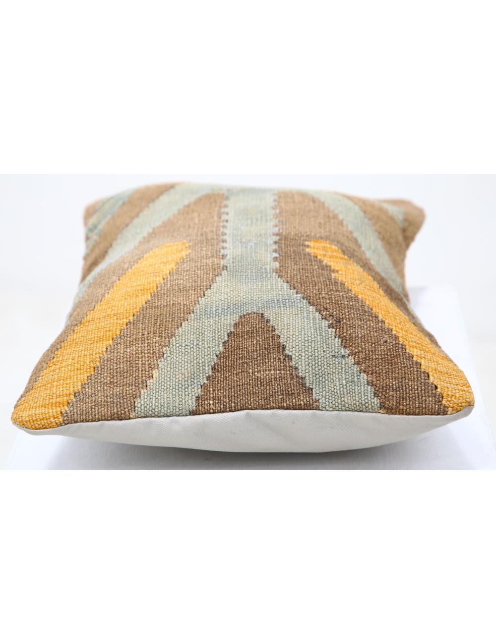 Pillows 1' 0" X 1' 5" Hand-Woven Wool Pillow 1' 0" X 1' 5" (30 X 43) / Multi / Multi