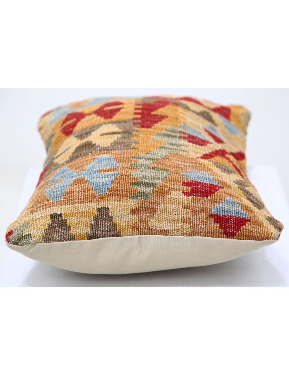 Pillows 1' 0" X 1' 5" Hand-Woven Wool Pillow 1' 0" X 1' 5" (30 X 43) / Multi / Multi