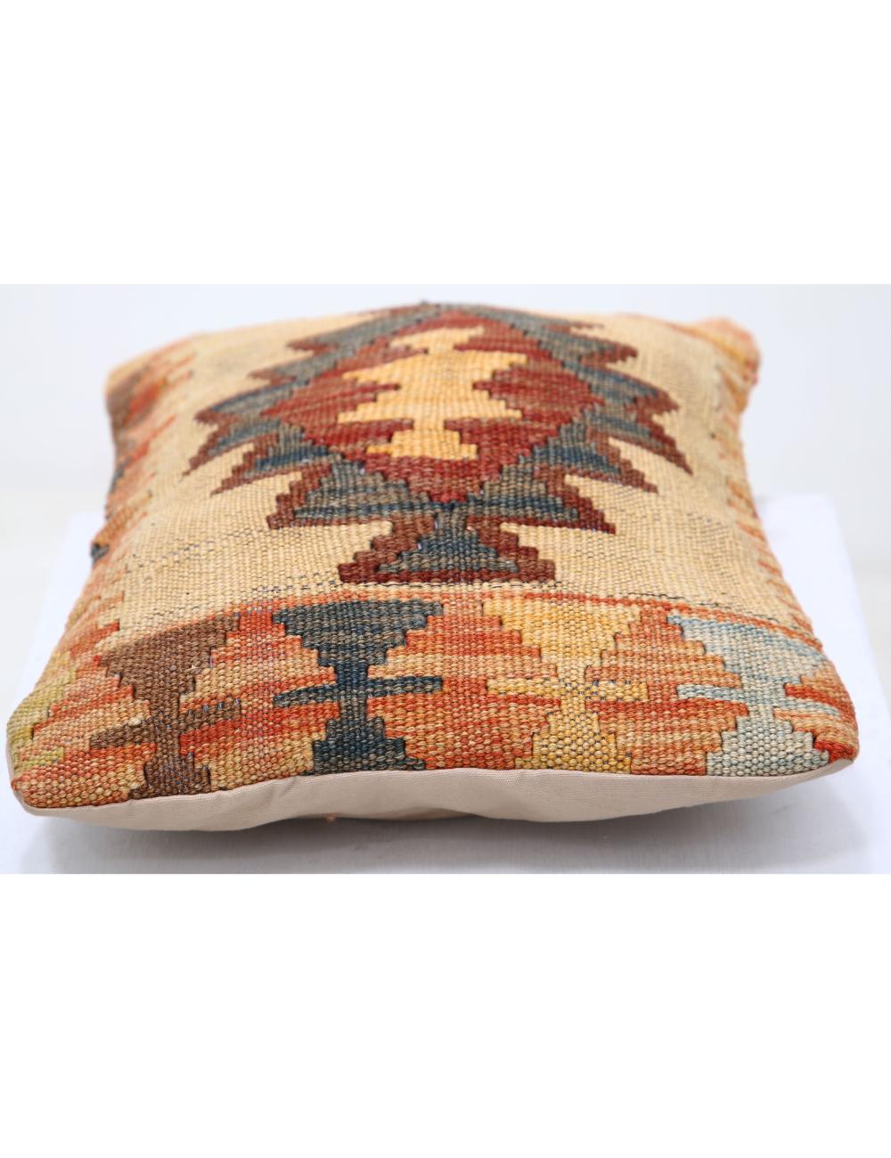 Pillows 1' 0" X 1' 5" Hand-Woven Wool Pillow 1' 0" X 1' 5" (30 X 43) / Multi / Multi