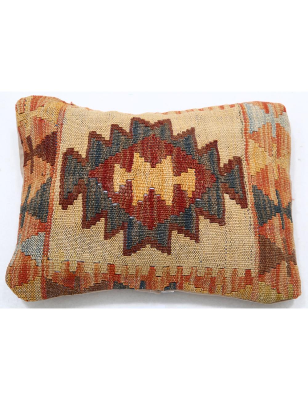 Pillows 1' 0" X 1' 5" Hand-Woven Wool Pillow 1' 0" X 1' 5" (30 X 43) / Multi / Multi