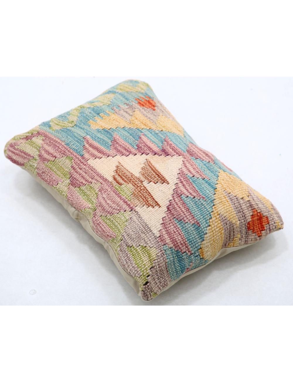 Pillows 1' 0" X 1' 5" Hand-Woven Wool Pillow 1' 0" X 1' 5" (30 X 43) / Multi / Multi