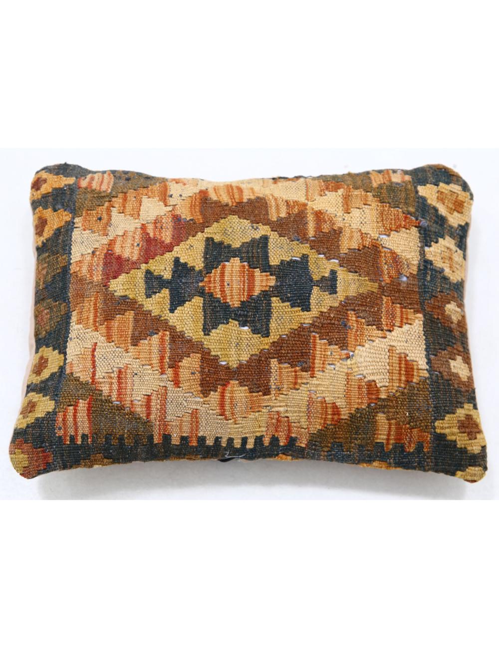 Pillows 1' 0" X 1' 5" Hand-Woven Wool Pillow 1' 0" X 1' 5" (30 X 43) / Multi / Multi