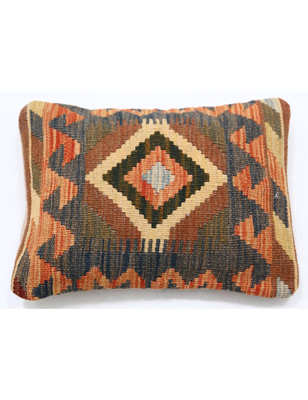 Pillows 1' 0" X 1' 5" Hand-Woven Wool Pillow 1' 0" X 1' 5" (30 X 43) / Multi / Multi