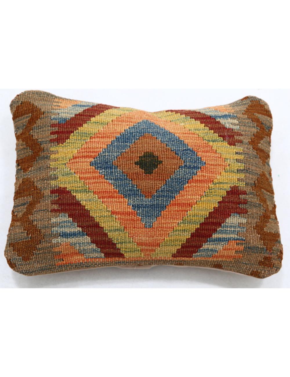 Pillows 1' 0" X 1' 5" Hand-Woven Wool Pillow 1' 0" X 1' 5" (30 X 43) / Multi / Multi