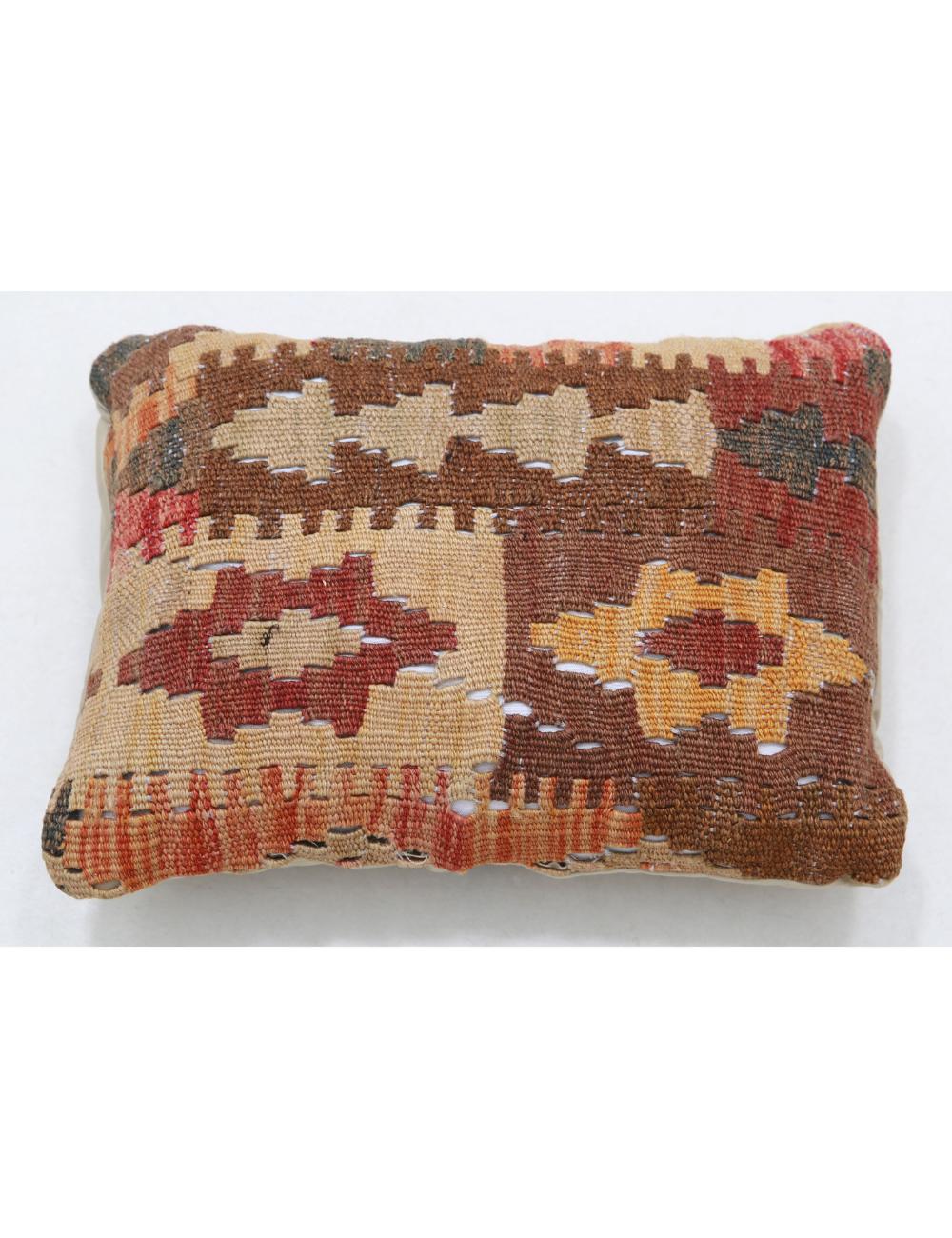 Pillows 1' 0" X 1' 5" Hand-Woven Wool Pillow 1' 0" X 1' 5" (30 X 43) / Multi / Multi