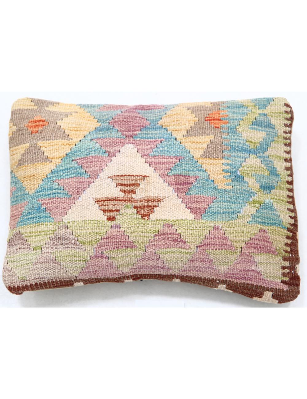 Pillows 1' 0" X 1' 5" Hand-Woven Wool Pillow 1' 0" X 1' 5" (30 X 43) / Multi / Multi